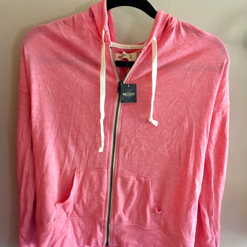 NWT!! Hollister Light Hooded Full Zip